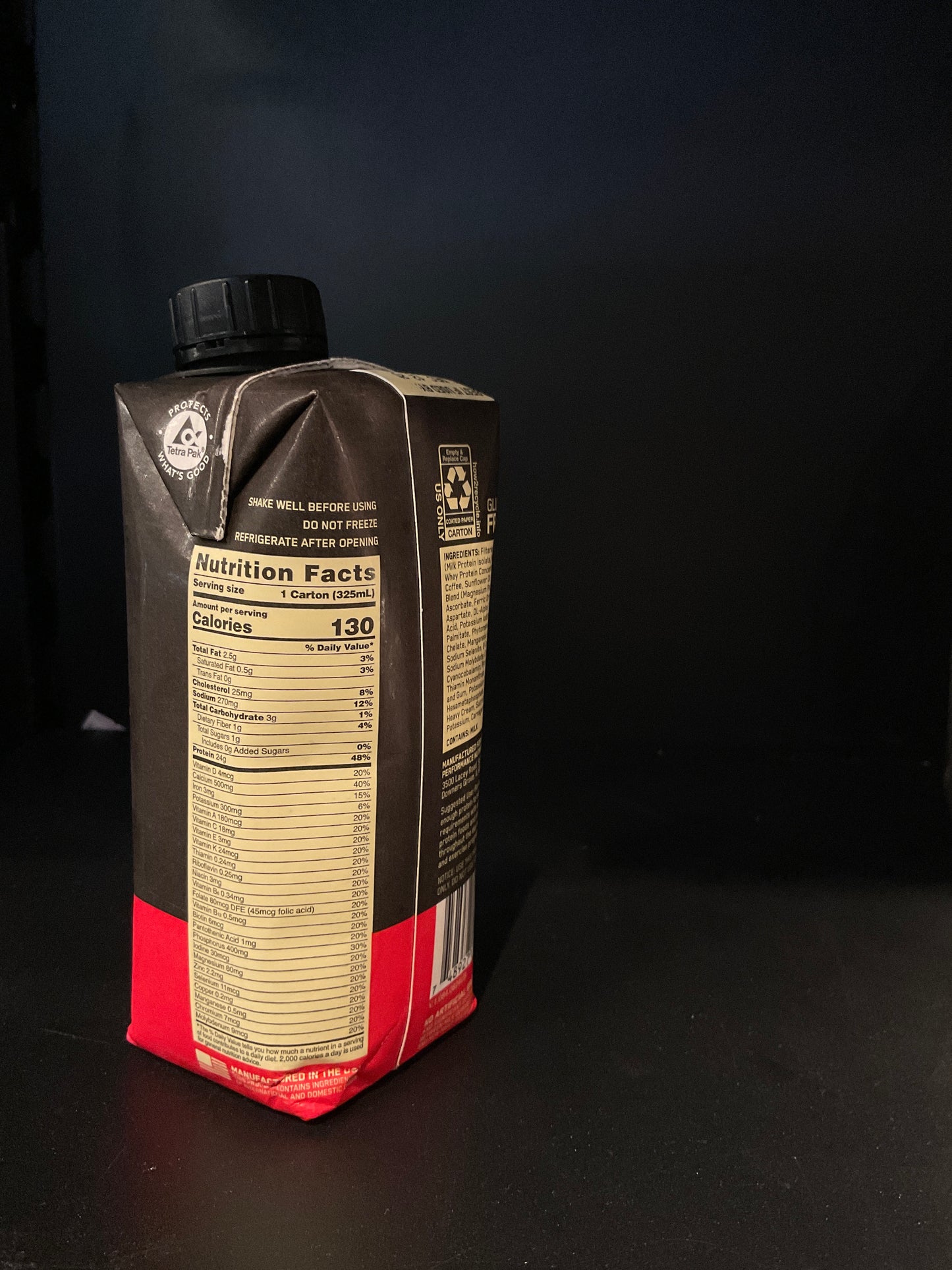 Gold standard protein shake