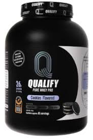 אבקת חלבון Qualify Pure Whey Pro בטעם קרם עוגיות| 2 ק״ג