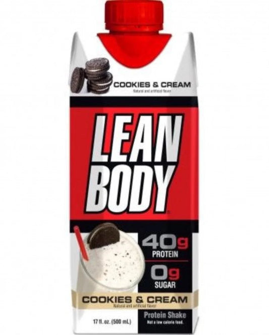 שייק החלבון Labrada Lean Body בטעם עוגיות ושמנת (Cookies & Cream) בנפח 500 מ"ל