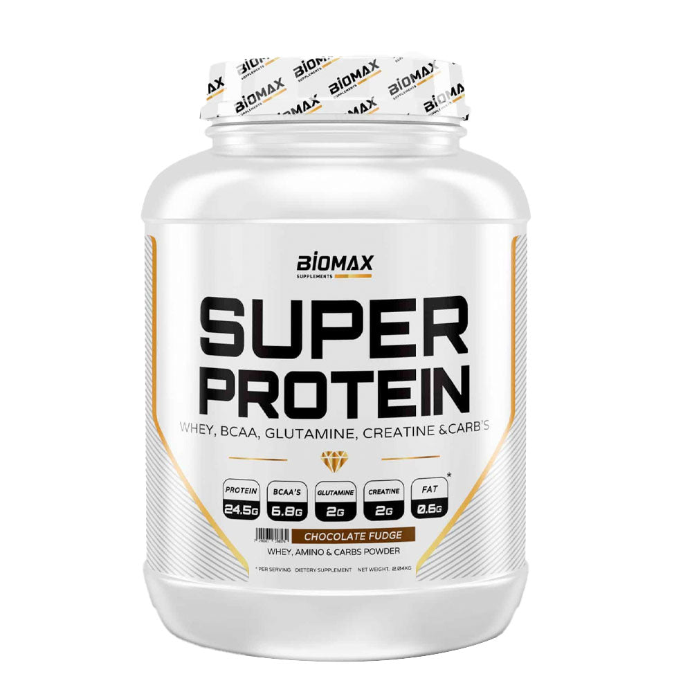 ביומקס סופר פרוטאין וואי פרימיום | Biomax super protein בטעם שוקולד פאדג'